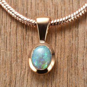 black opal necklace mens