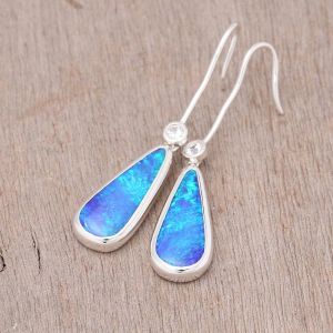 0.78ct Matching Pair Solid Crystal Opals